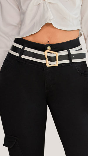 Jean Black Bota Campana Colombiano